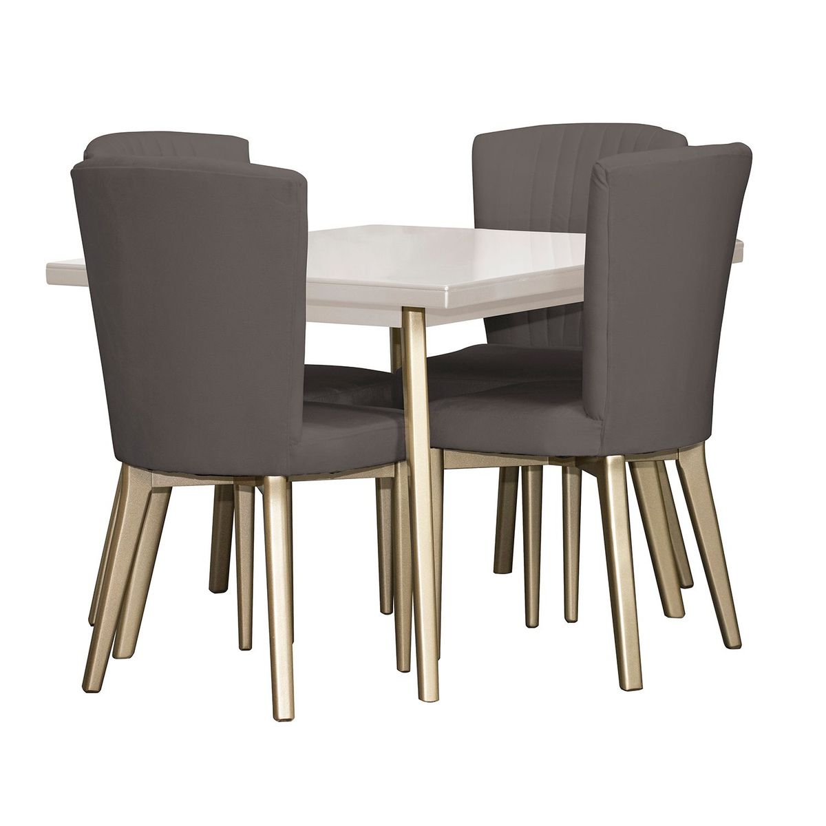 MICA - Juego de comedor Regina 4 puestos