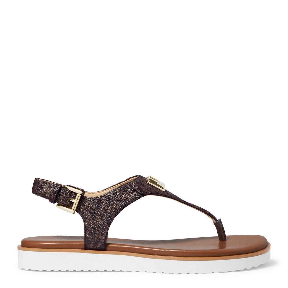 MICHAEL KORS - Sandalias para Mujer planas. Sandalias Michael Kors cafés de moda para mujer