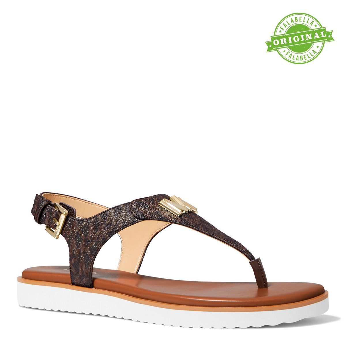 MICHAEL KORS - Sandalias para Mujer planas. Sandalias Michael Kors cafés de moda para mujer