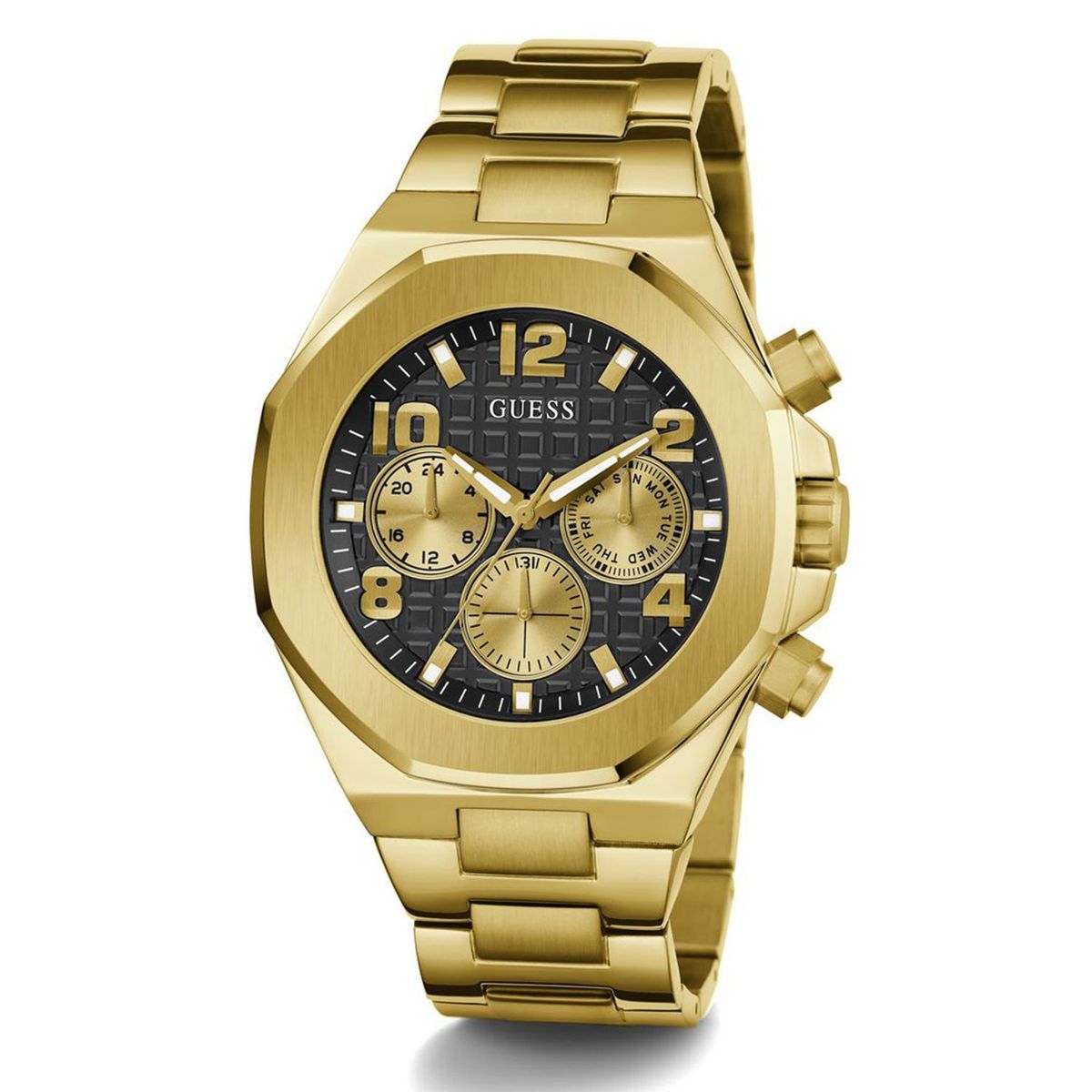 GUESS - Reloj Guess para Hombre Empire. Reloj análogo Dorado Acero inoxidable