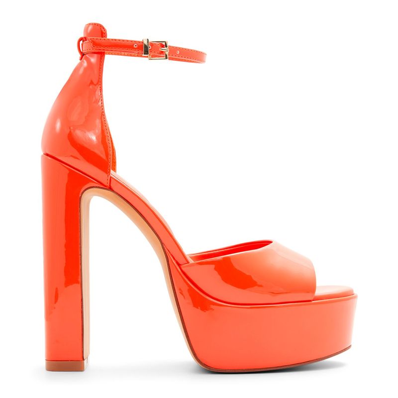 ALDO - Sandalias para Mujer con tacón grueso. Sandalias Aldo rojas de moda para mujer