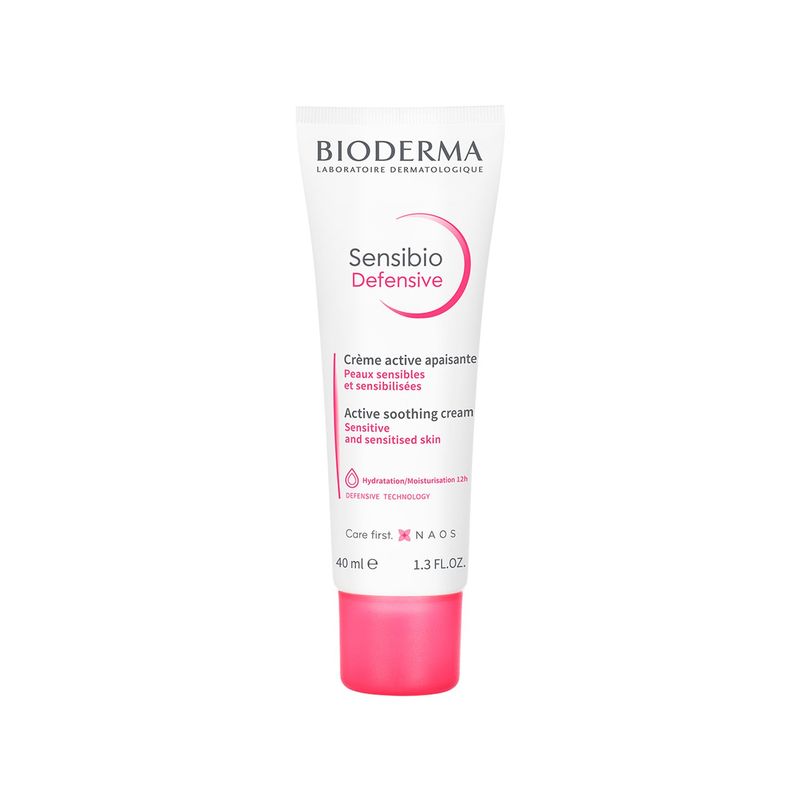 BIODERMA - Crema Hidratante Facial Sensibio Defense Bioderma para Piel Sensible 40 ml