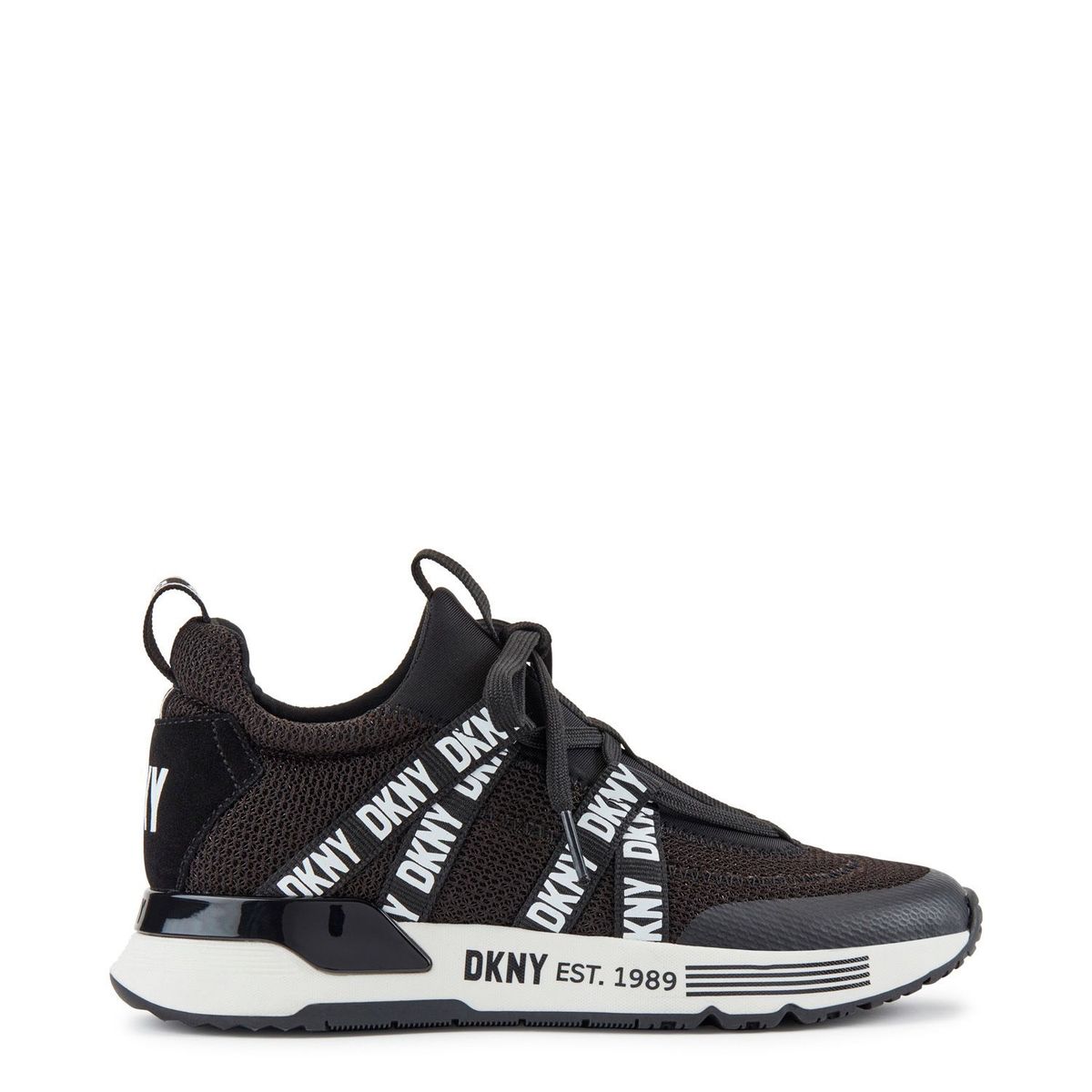 DKNY - Tenis Moda DKNY Mujer Negro Nash