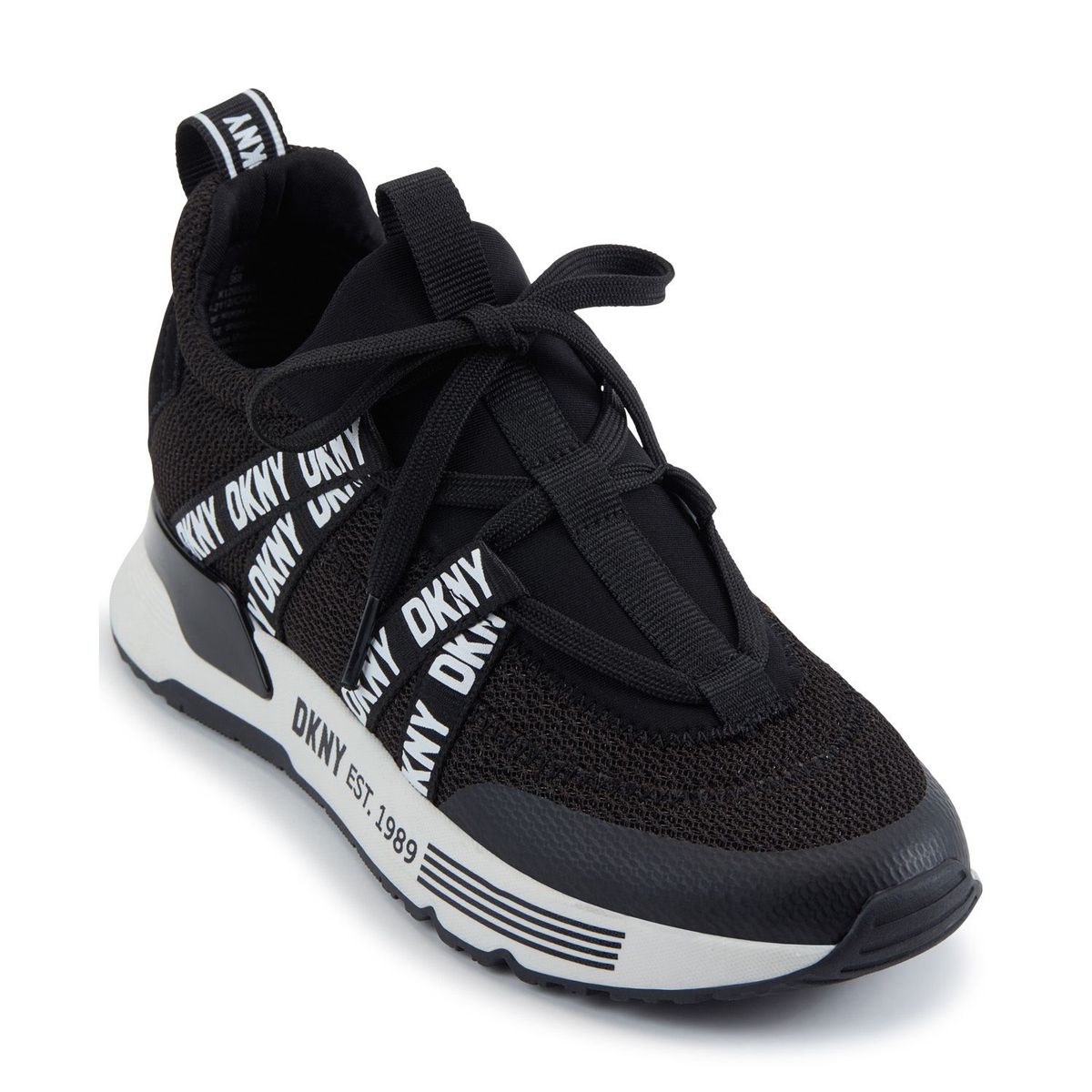 DKNY - Tenis Moda DKNY Mujer Negro Nash