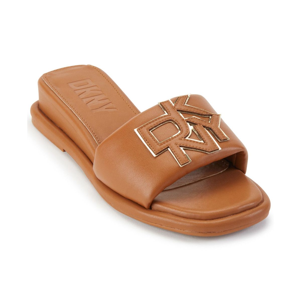 DKNY CARTERAS - Sandalias para Mujer planas. Chanclas DKNY cafés de moda para mujer