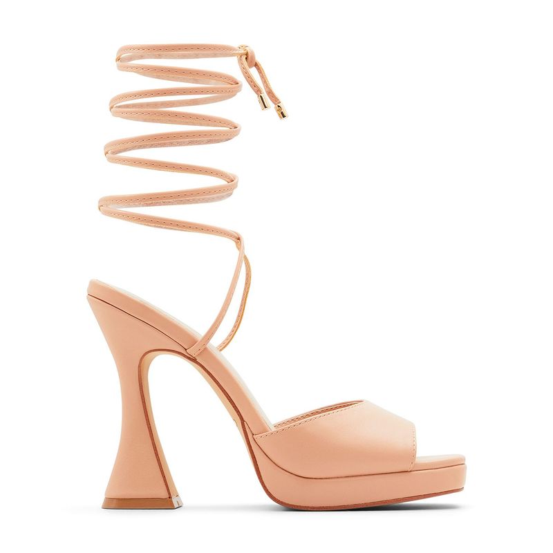 ALDO - Sandalias para Mujer con tacón grueso. Sandalias Aldo rosadas tipo romanas para mujer