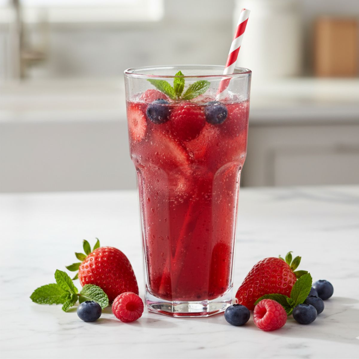 BORGONOVO - Vaso de vidrio largo Borgonovo: 6 piezas