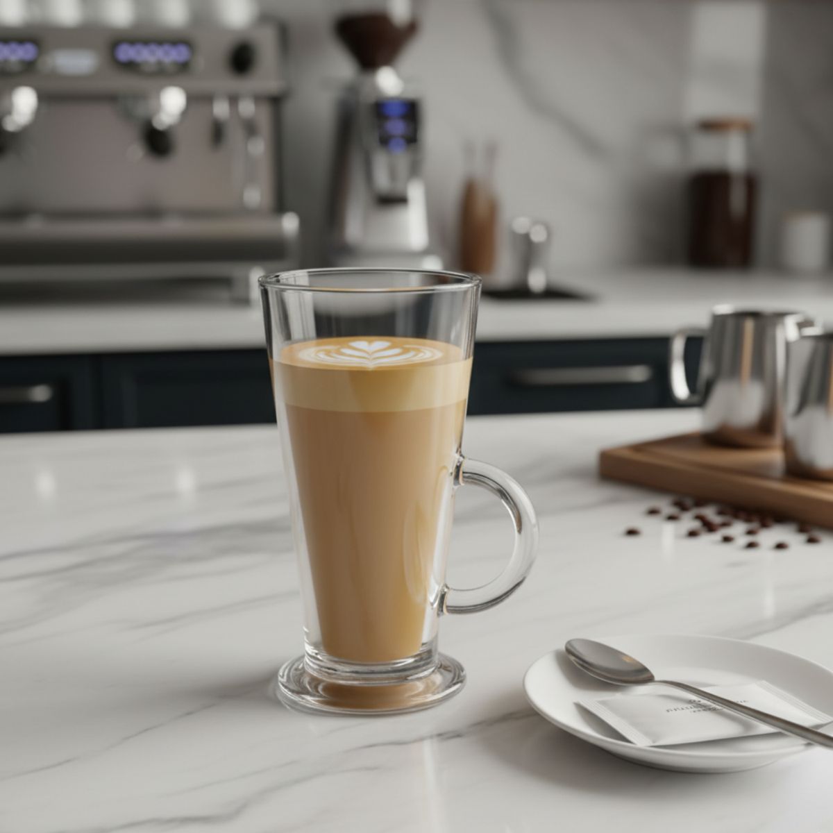 BORGONOVO - Taza de Vidrio Borgonovo: 280 ml