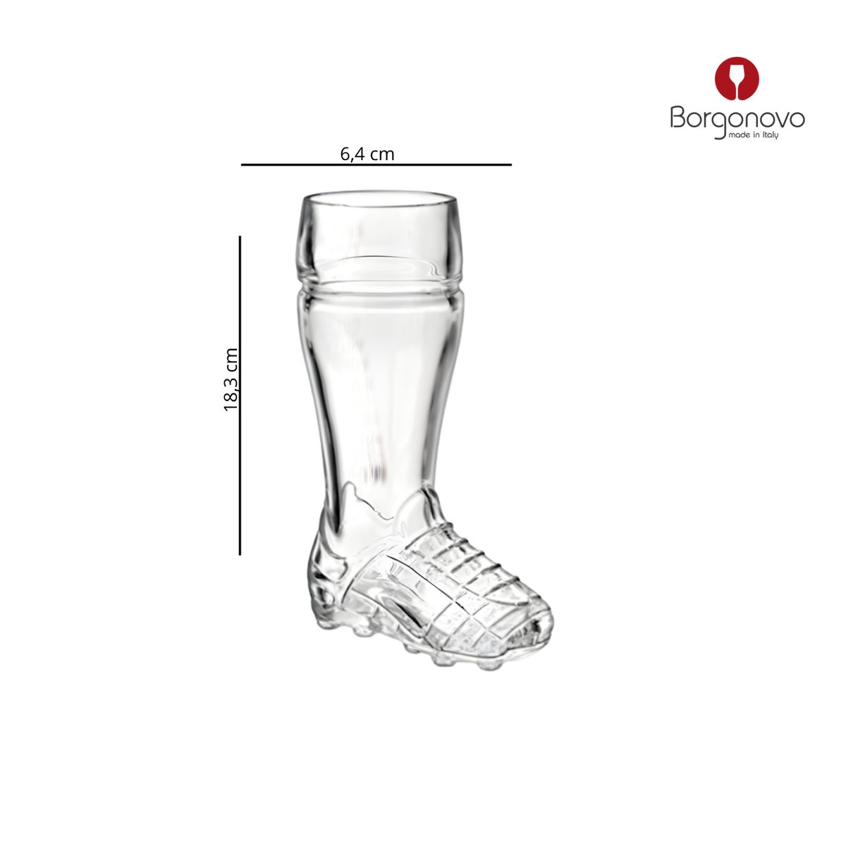 BORGONOVO - Jarra de Vidrio Borgonovo: 610 ml