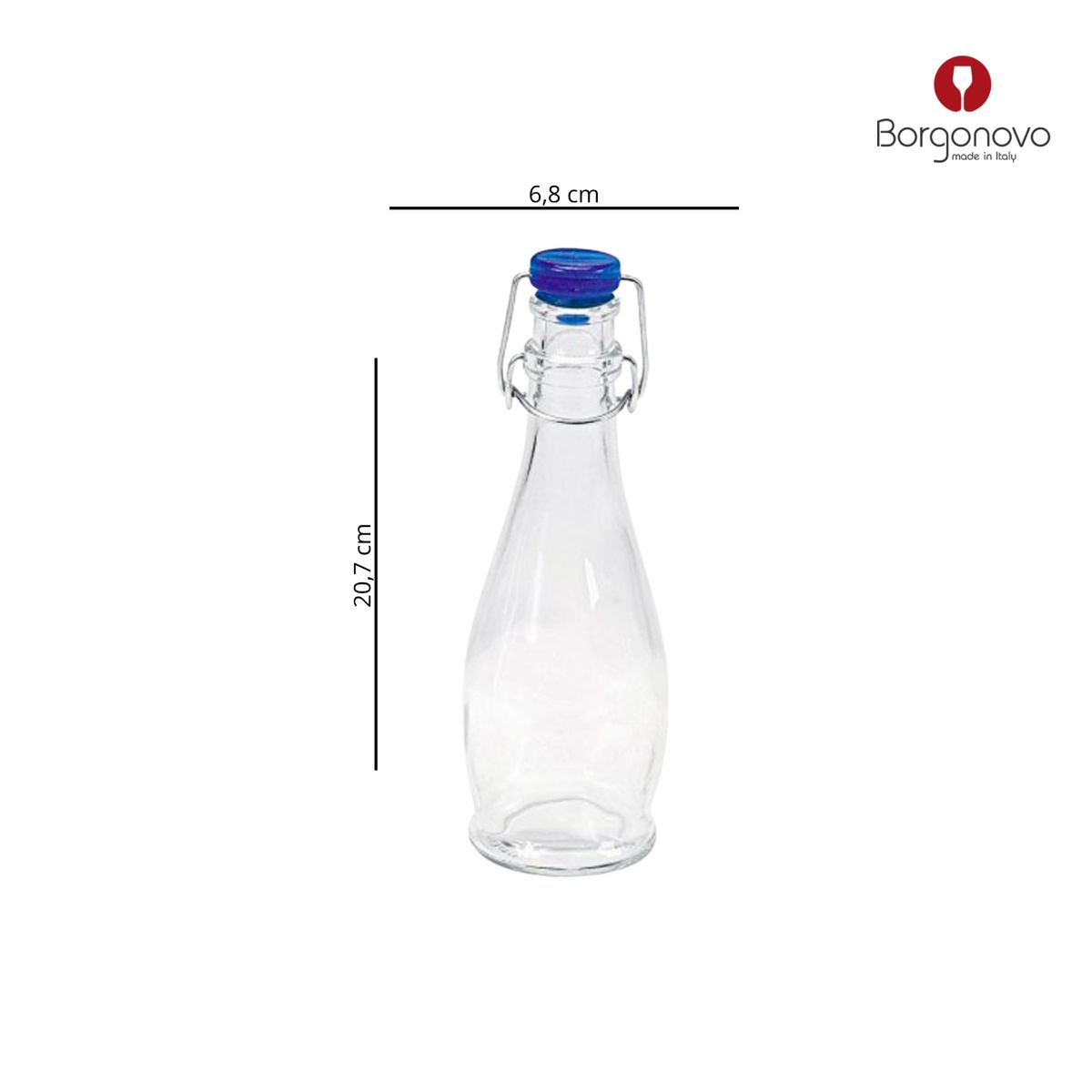 BORGONOVO - Botella de Vidrio Borgonovo: 355 ml