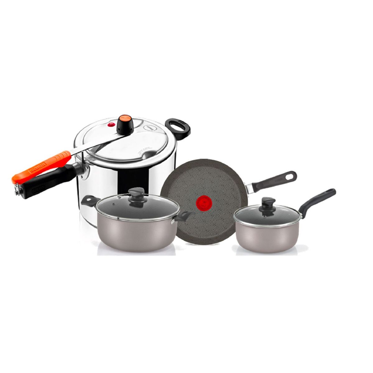 IMUSA - Olla a presión Imusa Combo 7 litros Secury Plus Aluminio 