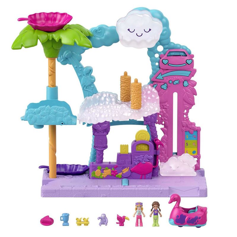 POLLY POCKET - Polly Pocket Muñeca Pollyville Auto-lavado