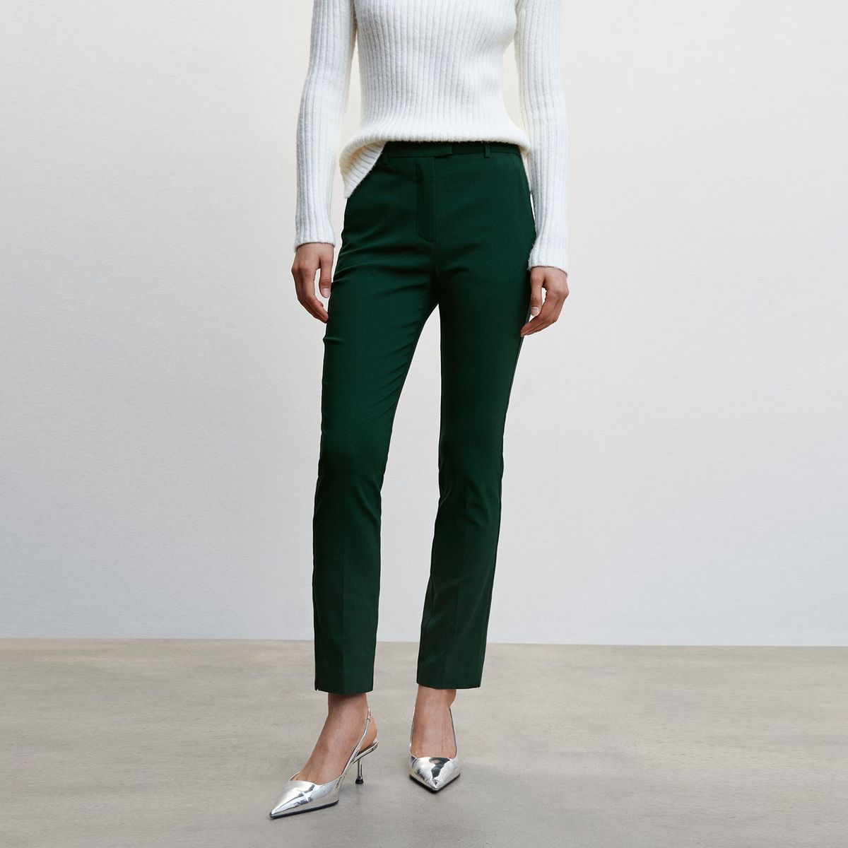 MANGO - Pantalón Skinny Tiro medio para Mujer MANGO