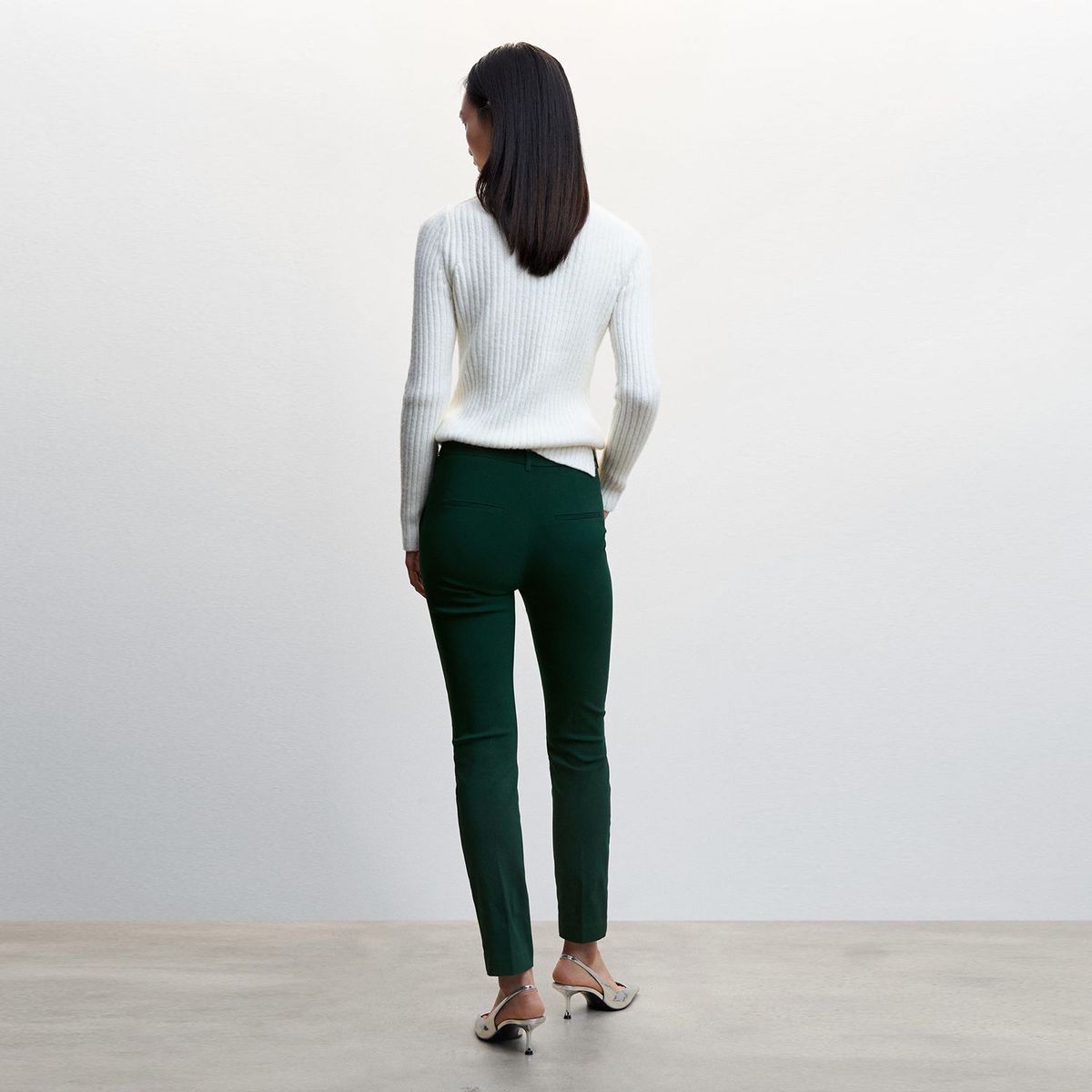 MANGO - Pantalón Skinny Tiro medio para Mujer MANGO