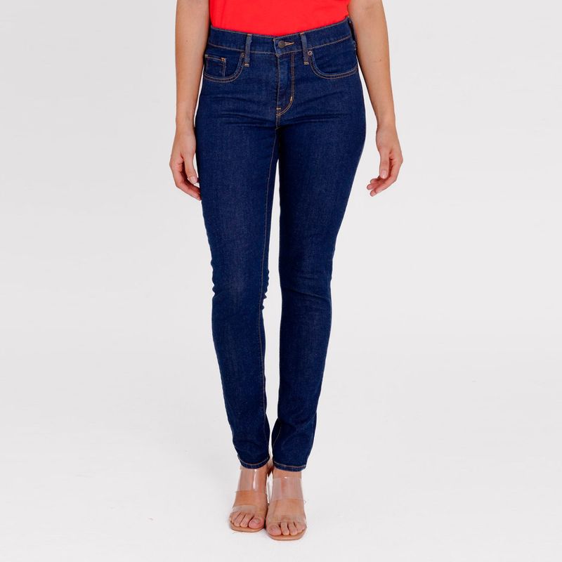 LEVIS - Jean Skinny para Mujer Tiro alto de Algodón Levis