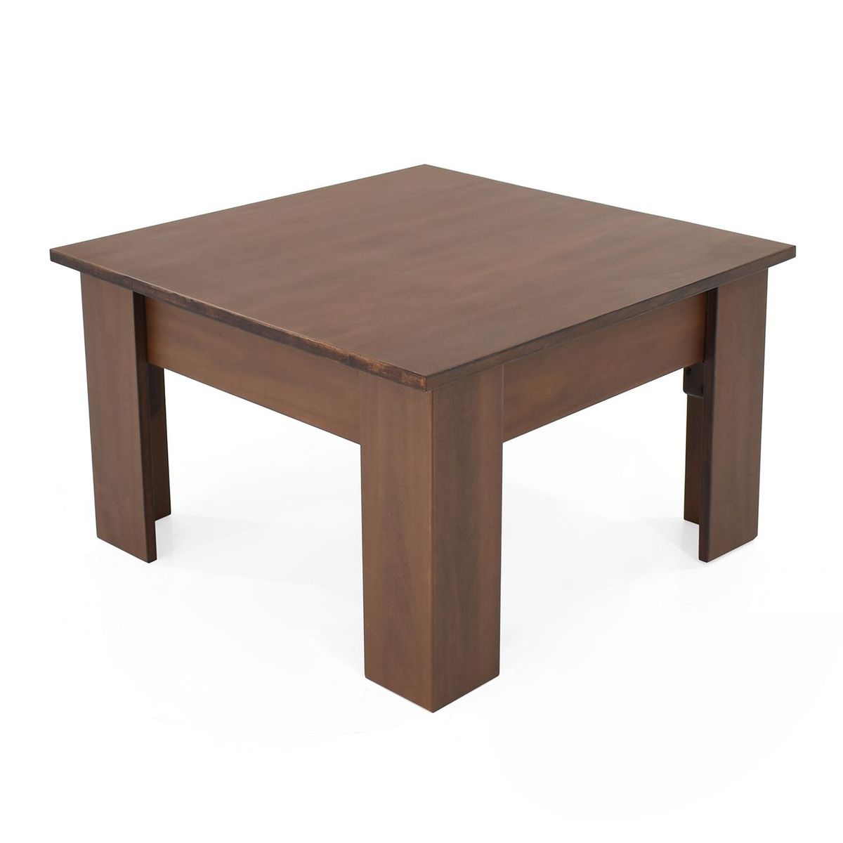 MICA - Mesa de Centro Moderna Cuadrada  en Melamina Bergen 60 x 36 x 60 cm Mica  - Mueble