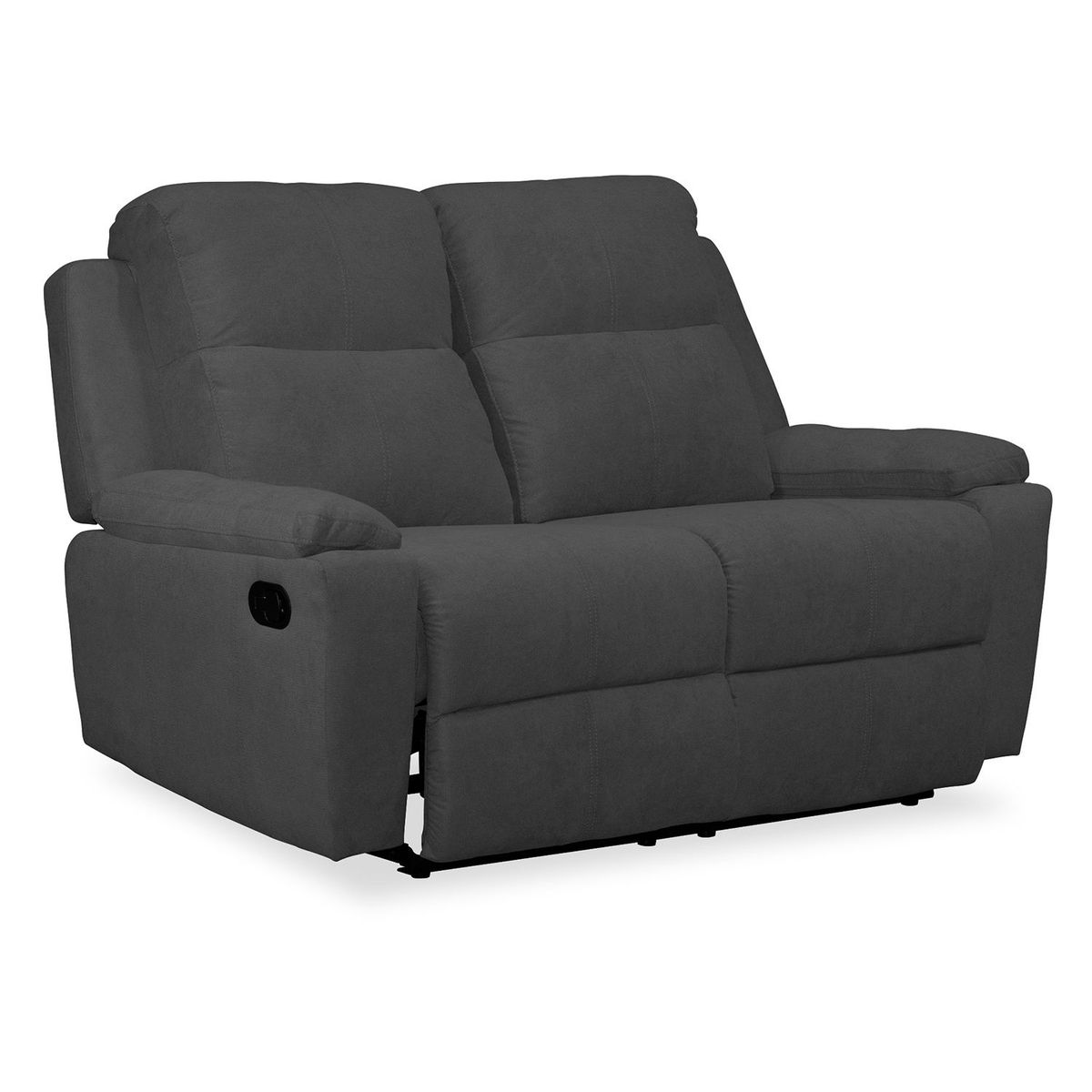 MICA - Sofá Reclinable Moderno 2 Puestos en Microfibra Mecánico Marsella 180 X 100 X 80 cm Mica