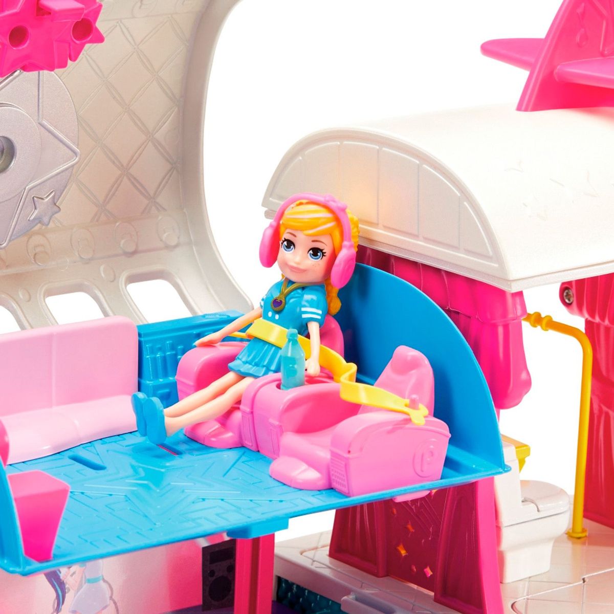 POLLY POCKET - Muñeca Polly Pocket Mega Jet de viaje. (A partir de 4 años)