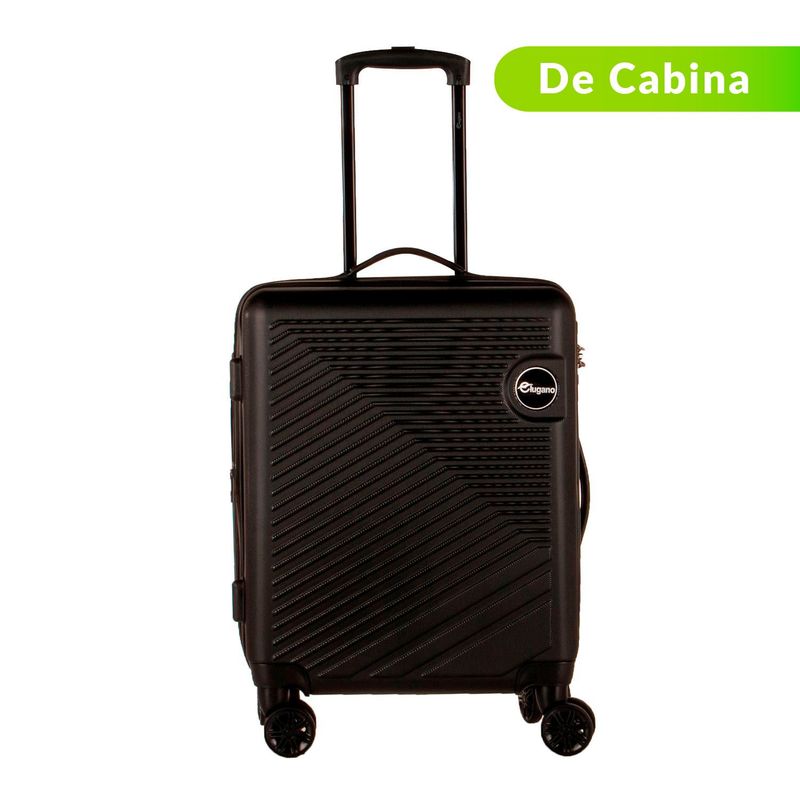 LUGANO - Maleta rígida de viaje 10 Kg Lugano Cabina Ruedas 360° candado TSA