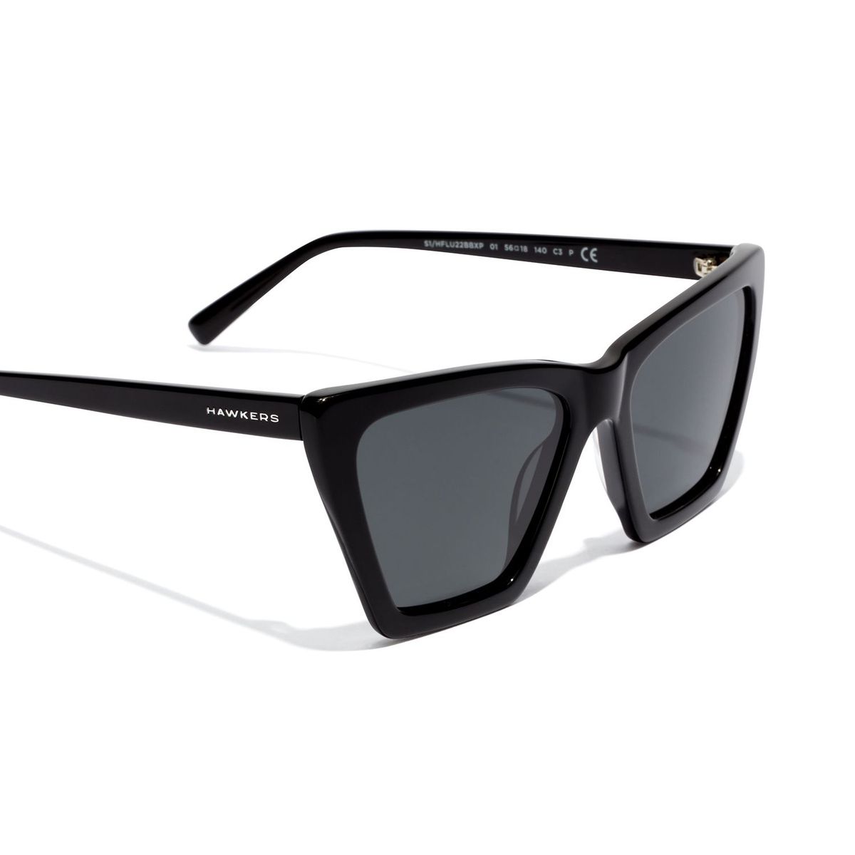 HAWKERS - Gafas de sol HAWKERS Hombre y Mujer - FLUSH POLARIZED BLACK DARK