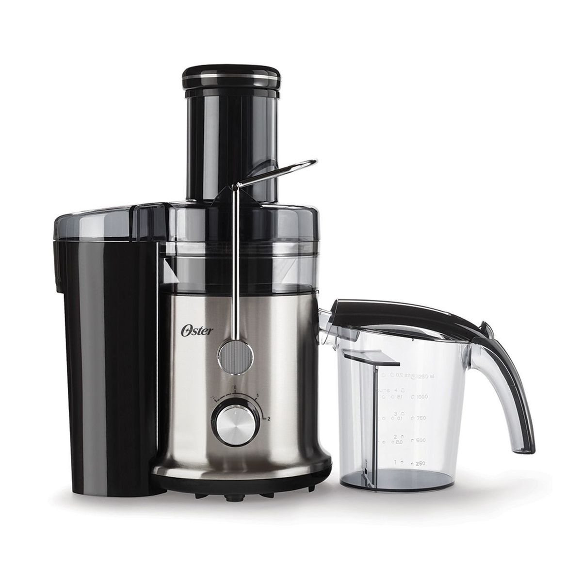 OSTER - Extractor de Jugos Oster | Jarra de Plástico 1.25 Lt | 2 Velocidades