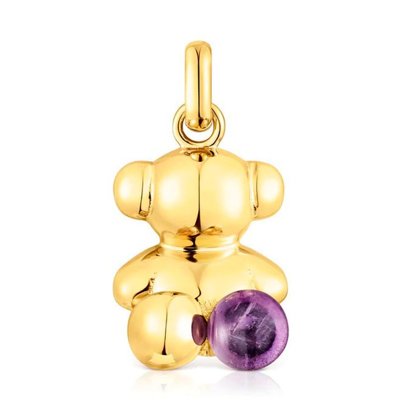 TOUS - Collar Tous Para Mujer Vermeil Electro Bold Bear kaos Icon Plata 