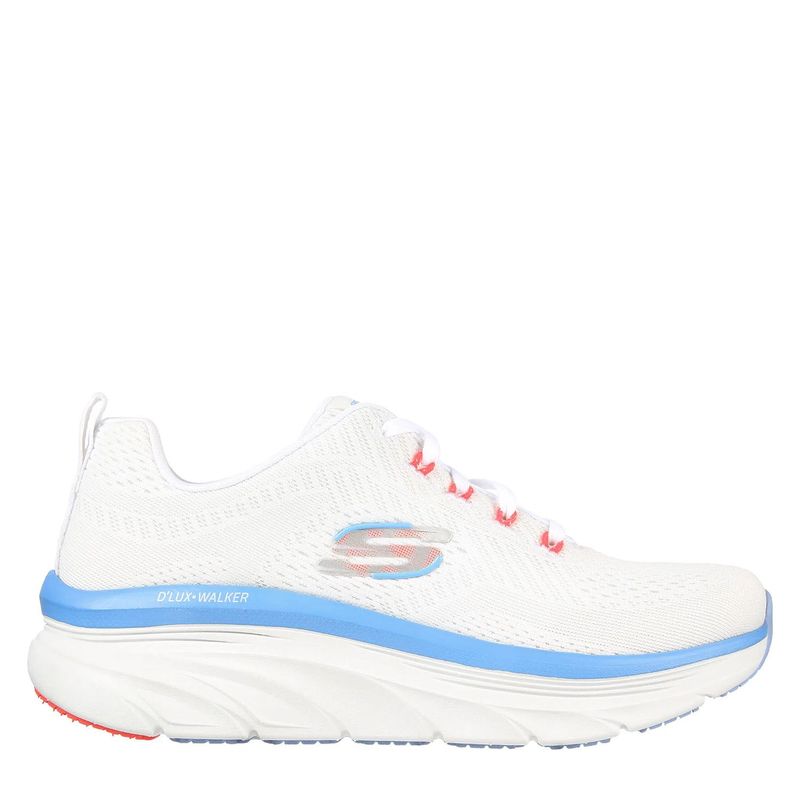 SKECHERS - Tenis Skechers Mujer - Zapatos Skechers Dama. Tenis cómodos blanco Skechers para mujer. Zapatillas moda D'luxwalker