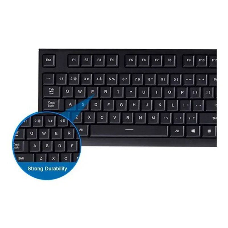 Danki - Teclado K200 Ergonomico Alambrico Computador Usb