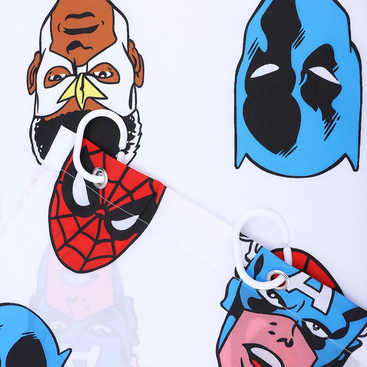 MARVEL - Cortina de Baño Estampado Microfibra 200 x 180 cm