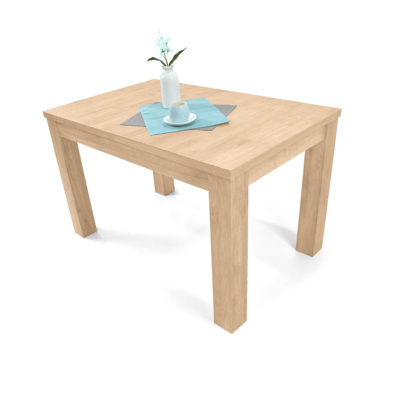 MICA - Mesa de Comedor Moderna para 4 personas en Aglomerado MDP Rectangular Mica