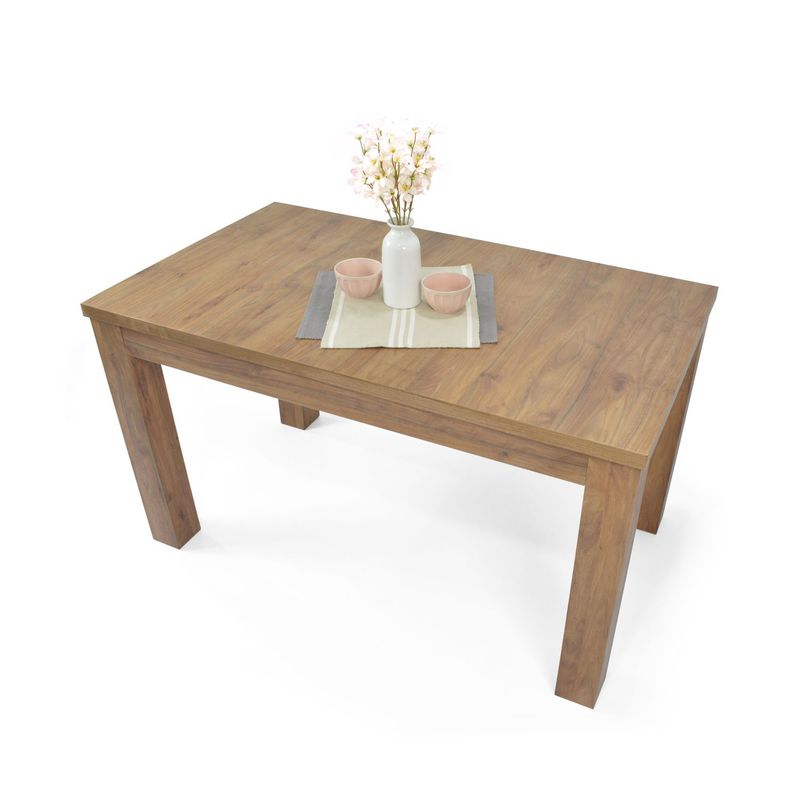 MICA - Mesa de Comedor Moderna para 6 personas en Aglomerado MDP Rectangular Mica