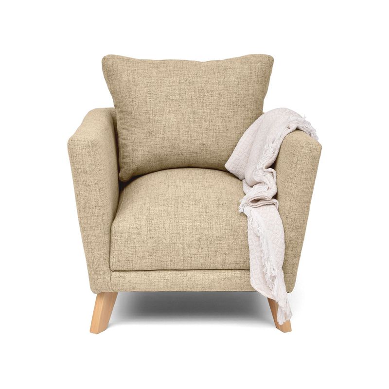 MICA - Poltrona Moderna Tela Túnez 90 x 80 x 80 cm Mica - Mueble