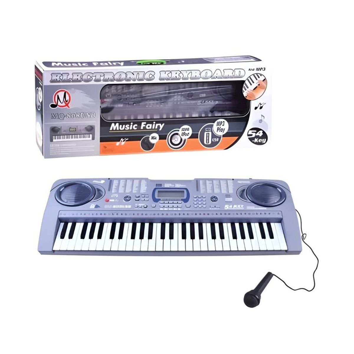 GENERICO - Organeta Piano Teclado Electrónico 54 Teclas