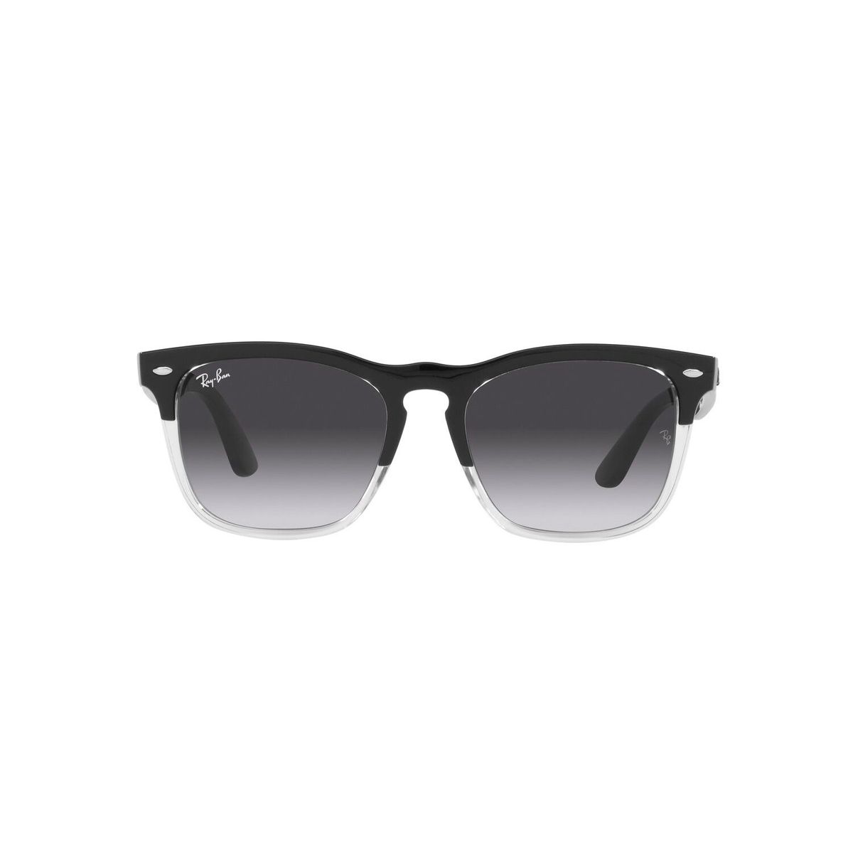 RAY BAN - Gafas de sol Ray Ban RB4487 Unisex Marco Black On Transparent Lente Grey Gradient Blue