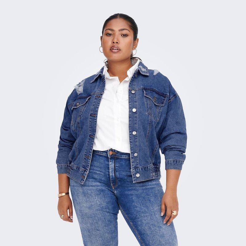 CARMAKOMA - Chaqueta de jean para Mujer de Algodón CARMAKOMA
