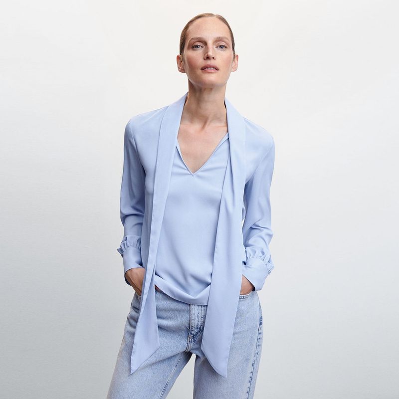 MANGO - Blusa Manga larga MANGO Mujer