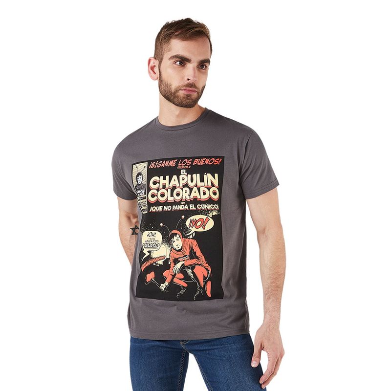 DENIMLAB - Camiseta Manga corta Chespirito Hombre