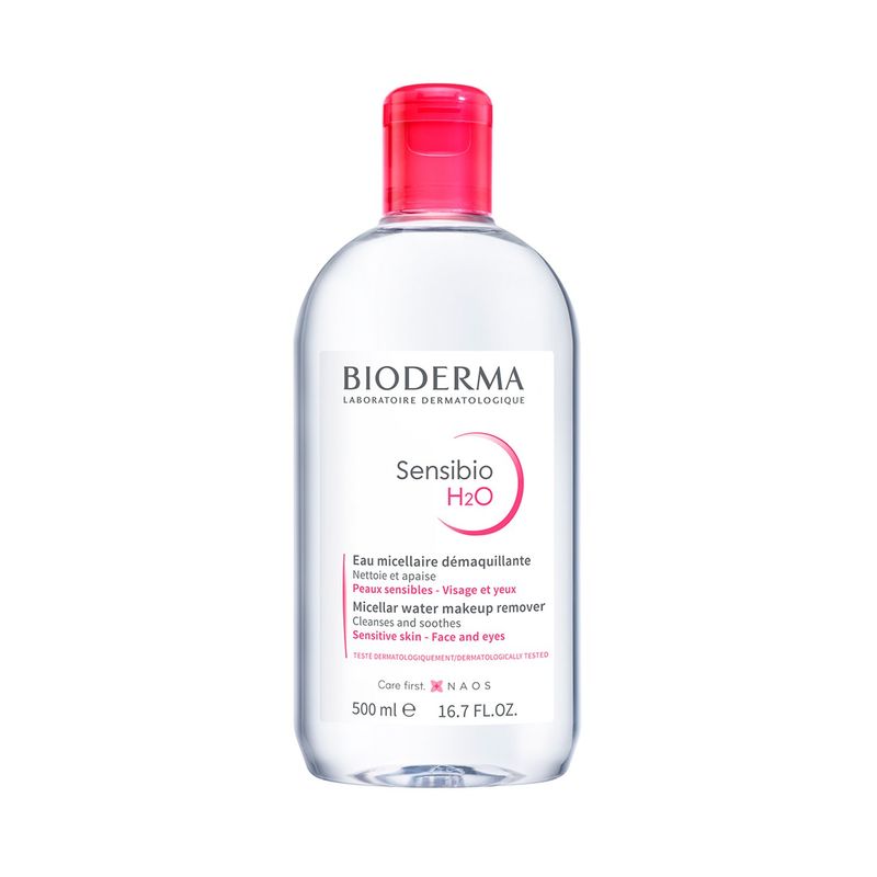 BIODERMA - Agua Micelar Sensibio H20 Bioderma para Piel Sensible 500 ml
