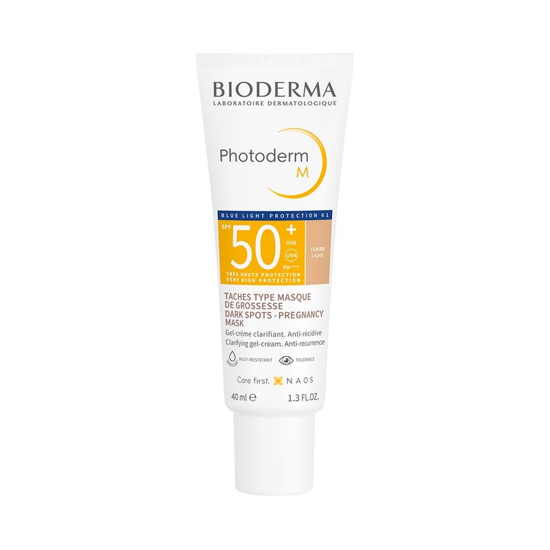 BIODERMA - Protector Solar Photoderm M Claro SPF50 Bioderma en Crema Bioderma 40 ml