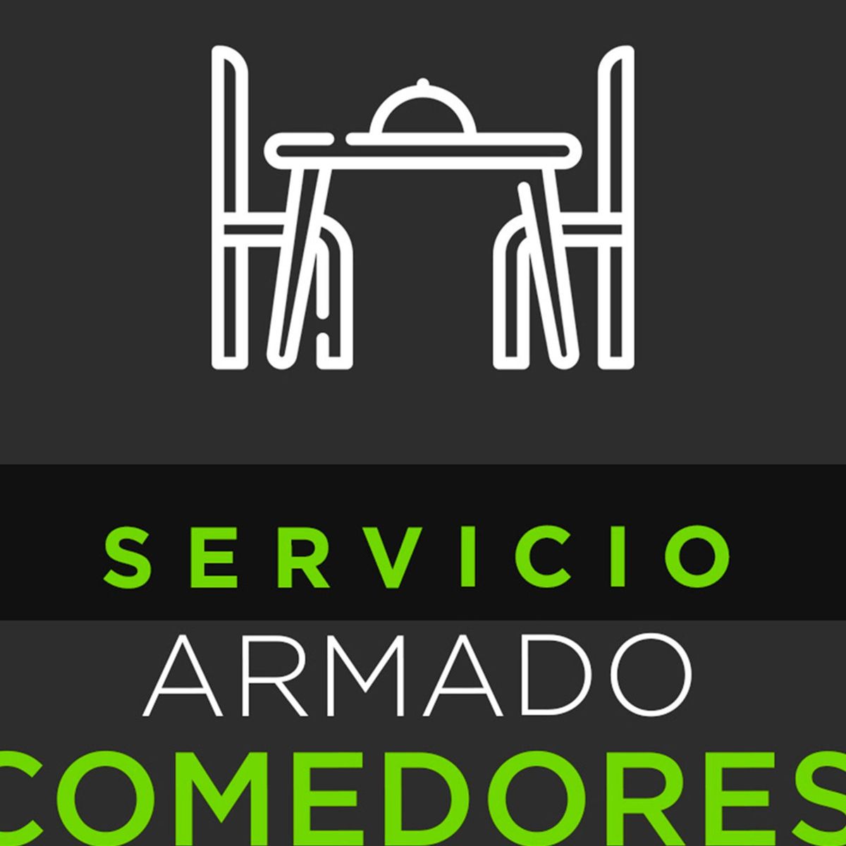 MANOS MAESTRAS - Armado Comedores Hasta 8 Sillas Manos Maestras - Mueble