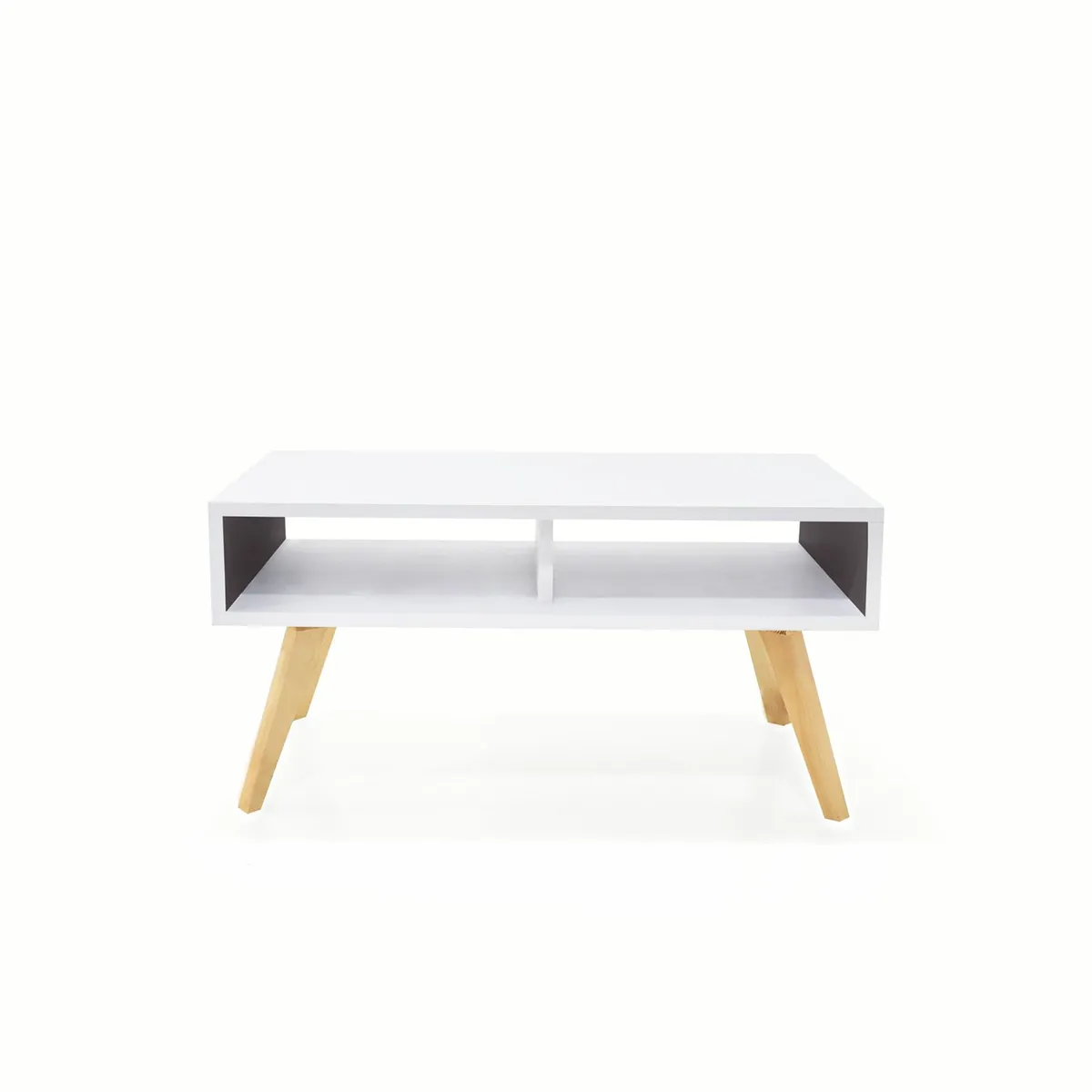 MICA - Mesa de Centro Moderna Rectangular  en Aglomerado MDP Atenas 40 x 33 x 70 cm Mica  - Mueble