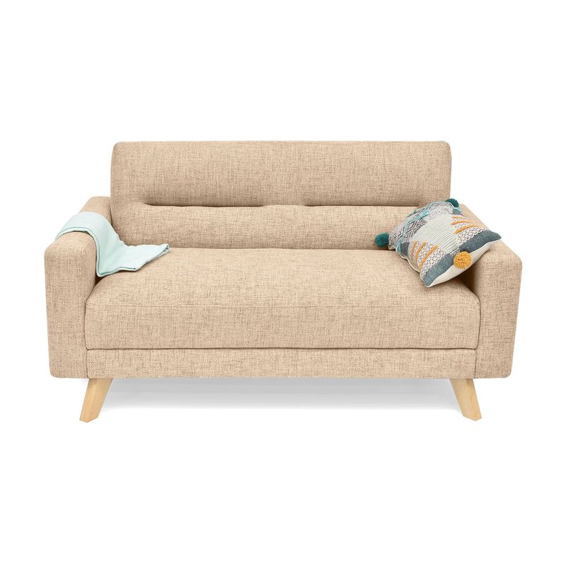 MICA - Sofá Moderno Tela 2 Puestos Atenas 150 x 83 x 82 cm Mica - Mueble