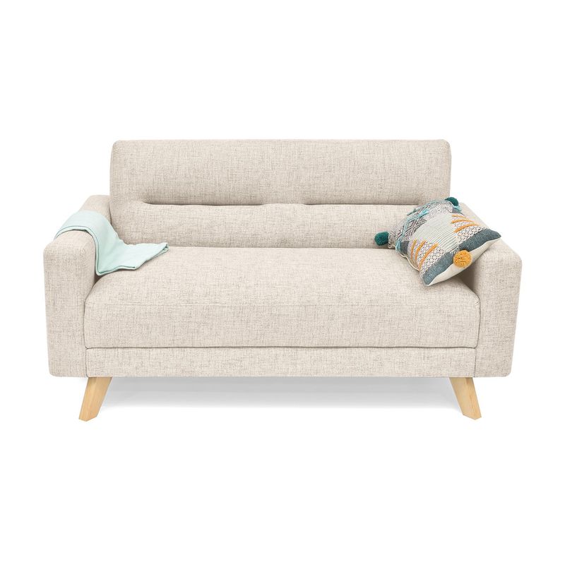 MICA - Sofá Moderno Tela 2 Puestos Atenas 150 x 83 x 82 cm Mica - Mueble