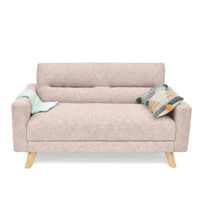 MICA - Sofá Moderno Tela 2 Puestos Atenas 150 x 83 x 82 cm Mica - Mueble
