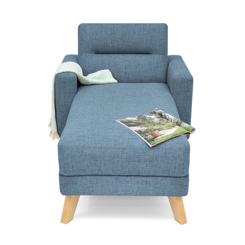 MICA - Poltrona Moderna Tela Atenas 83 x 85 x 167 cm Mica - Mueble