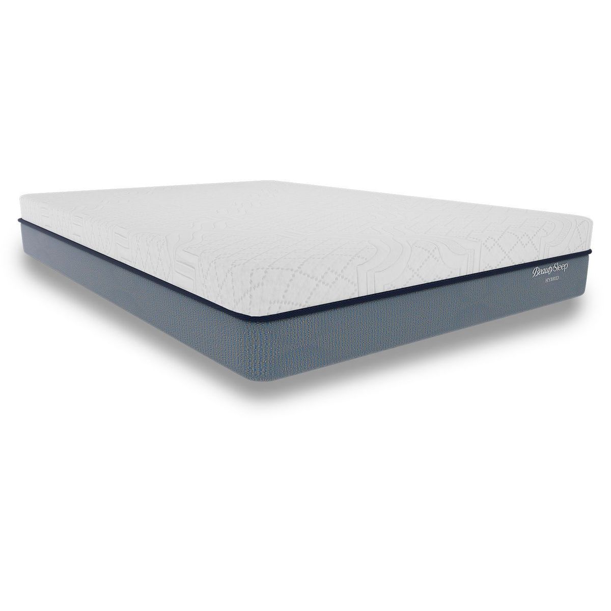 BEAUTYSLEEP - Colchón King Hybrid Resortado Espumado Firmeza Media 200 x 200 cm BeautySleep