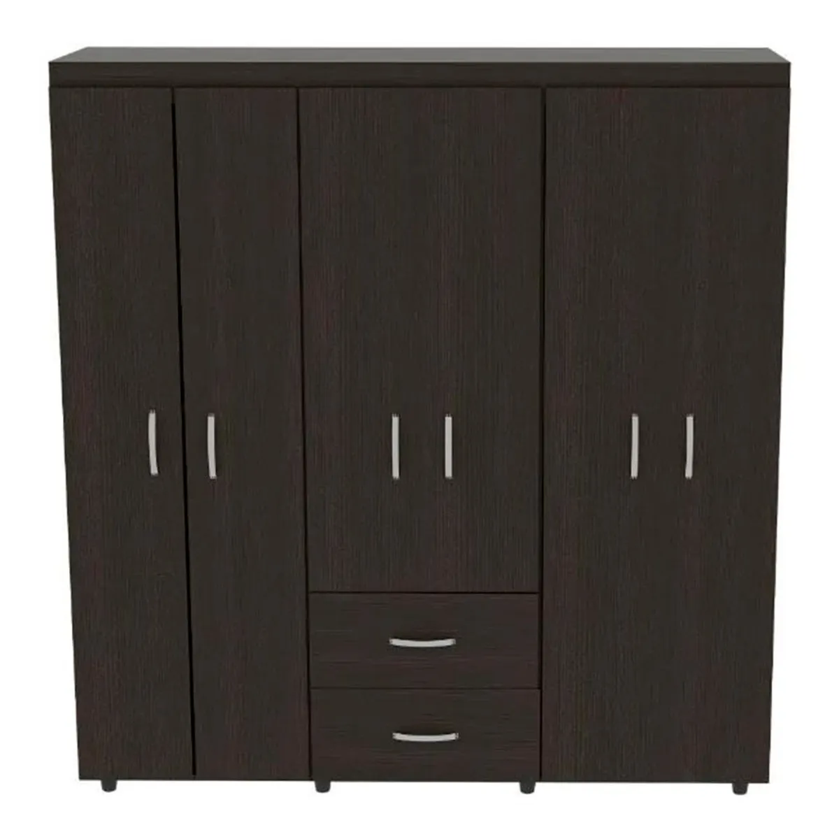 RTA MUEBLES - Closet Moderno en Aglomerado MDP 6 Puertas 2 Cajones 180 x 170 x 50 cm RTA Design  - Mueble