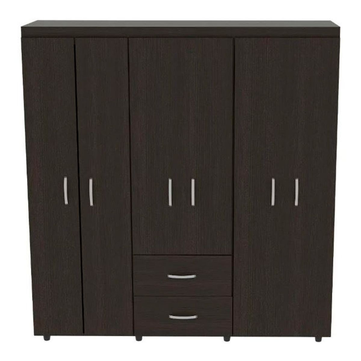 RTA MUEBLES - Closet Moderno en Aglomerado MDP 6 Puertas 2 Cajones 180 x 170 x 50 cm RTA Design  - Mueble