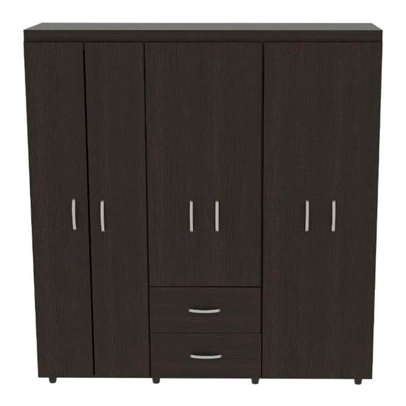 RTA MUEBLES - Closet Moderno en Aglomerado MDP 6 Puertas 2 Cajones 180 x 170 x 50 cm RTA Design  - Mueble