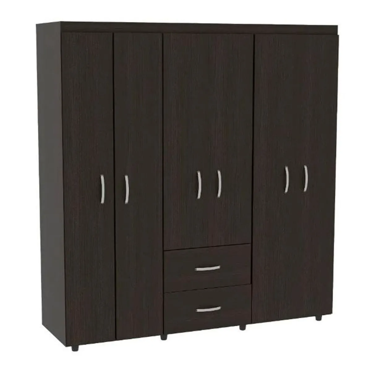 RTA MUEBLES - Closet Moderno en Aglomerado MDP 6 Puertas 2 Cajones 180 x 170 x 50 cm RTA Design  - Mueble